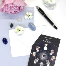 carte double moon lune chic and pepper