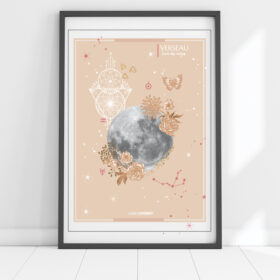 affiche Moon Verseau Chic and Pepper