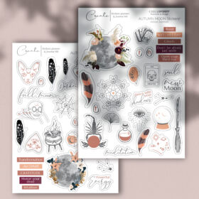 Moon Stickers automne Chic and Pepper