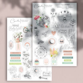 Moon Stickers printemps Chic and Pepper