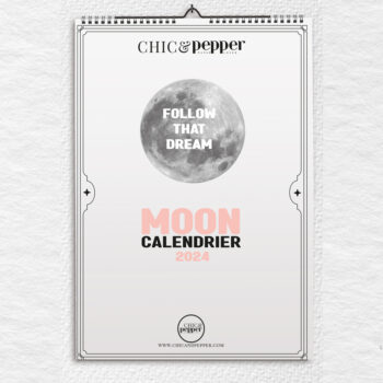 Moon calendrier 2024 chic and pepper