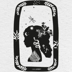 tee shirt gardienne de la Terre Chic and pepper Wild stamp