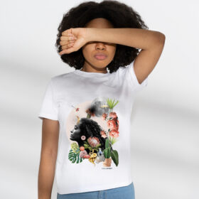 tee shirt gardienne de la Terre Chic and pepper bloom mystique