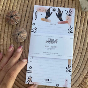 bloc note mudra chic and pepper