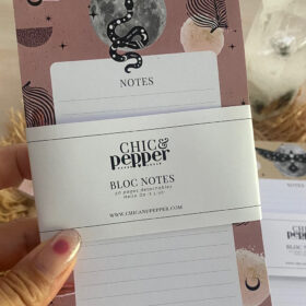 bloc note kundalini chic and pepper