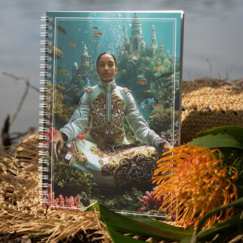 Carnet de journaling féminin sacré à spirale chic and pepper