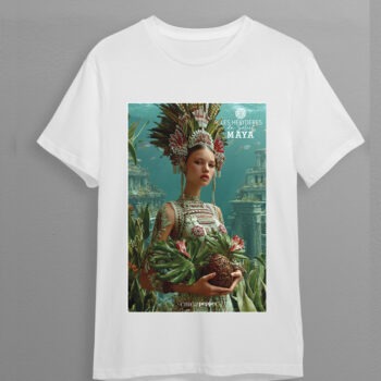 T-shirt spirituel femme Héritières du Soleil Maya énergie féminine sacrée chic and pepper