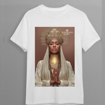 t-shirt deesse lumiere chic and pepper